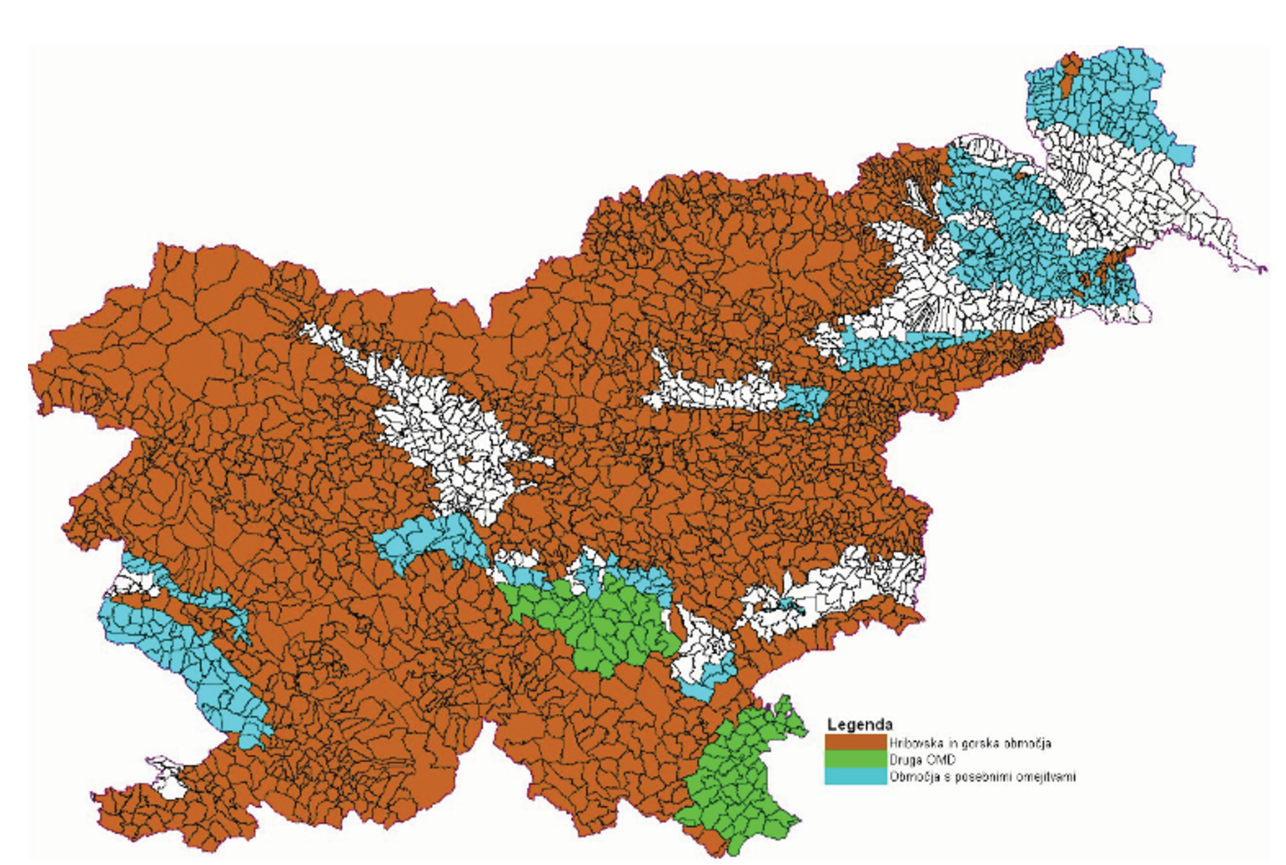 Slovenija območja